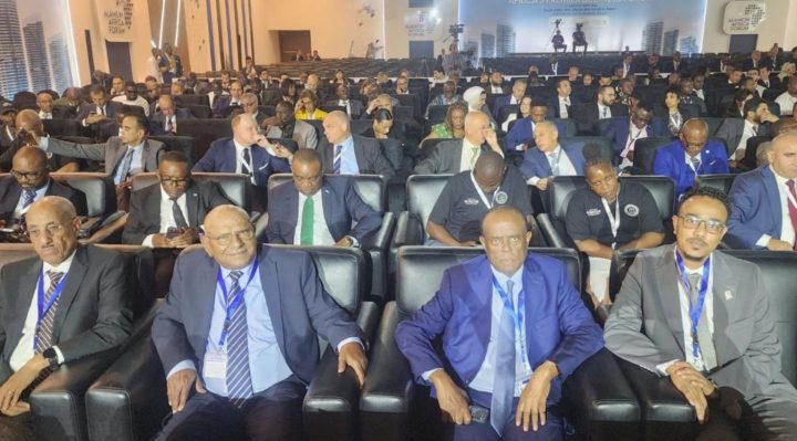 Senior Eritrean delegation participating in Alamein Business Forum
